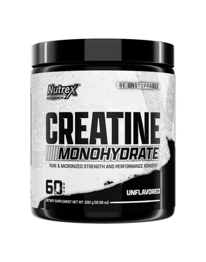 NUTREX CREATINE MONOHYDRATE UNFLAVOURED 300G[60 SERVINGS]