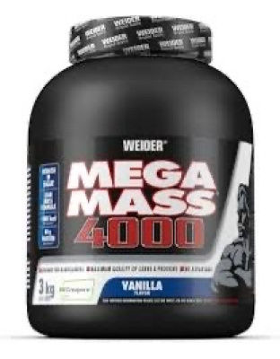 WEIDER MEGA MASS 4000 [VANILLA FLAVOUR [3KG]