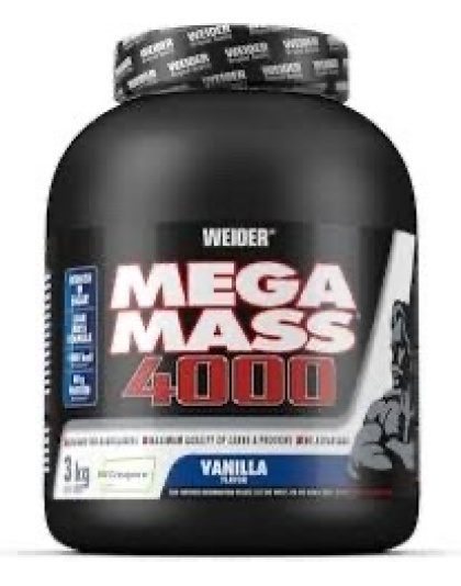 WEIDER MEGA MASS 4000 [VANILLA FLAVOUR [3KG]